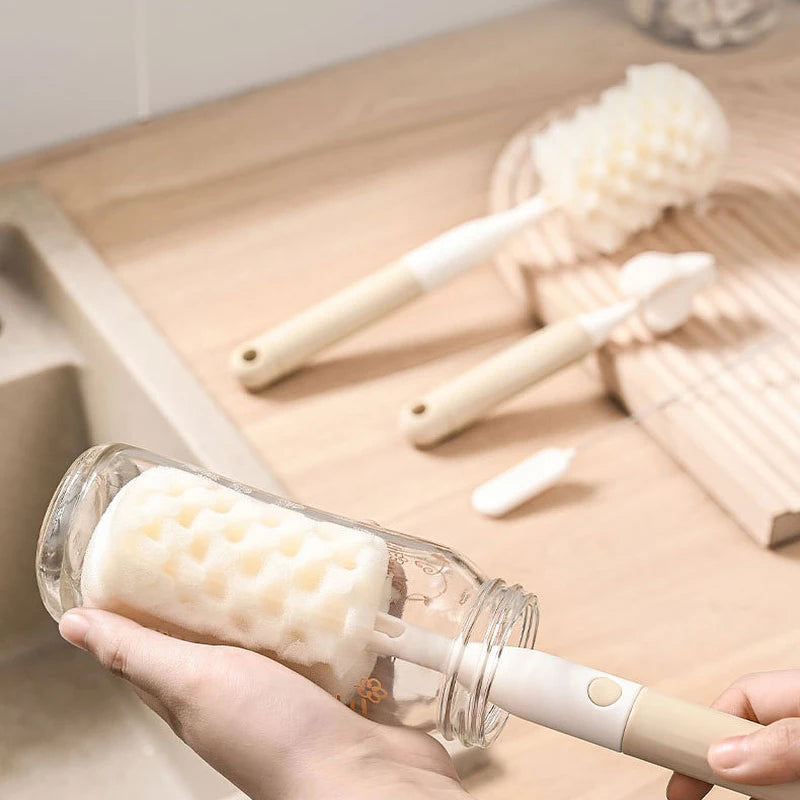 Brosse Biberon 3-en-1 – Nettoyage complet