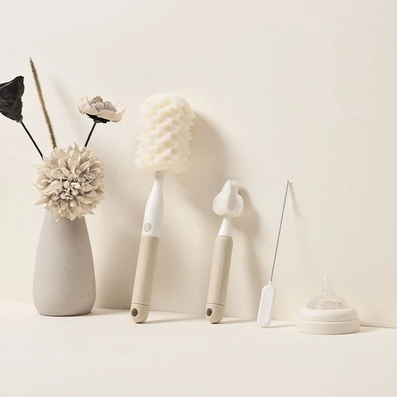 Brosse Biberon 3-en-1 – Nettoyage complet