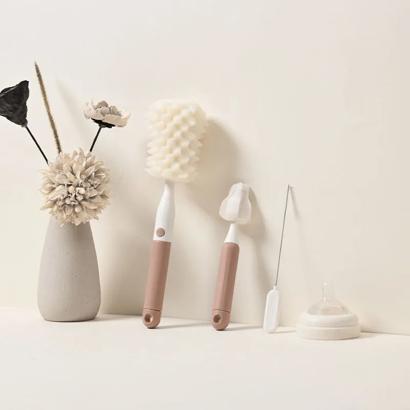 Brosse Biberon 3-en-1 – Nettoyage complet